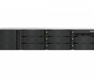 QNAP TS-855EU-8G servidor NAS e de armazenamento Rack (2U) Intel Atom® C5125 8 GB DDR4 0 TB QuTS hero Preto Part number: TS-855eU-8G EAN: 4711103083307