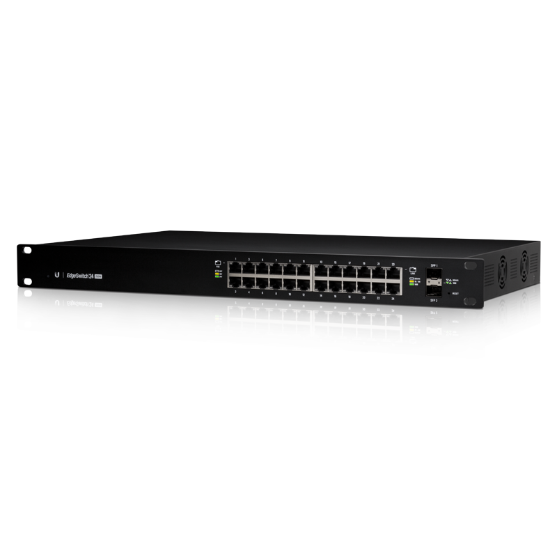Ubiquiti Networks ES-24-250W network switch Managed L2/L3 Gigabit Ethernet (10/100/1000) Power over Ethernet (PoE) 1U Black (ES-24-250W) Part number: ES-24-250W EAN: 810354022241 - Image 2