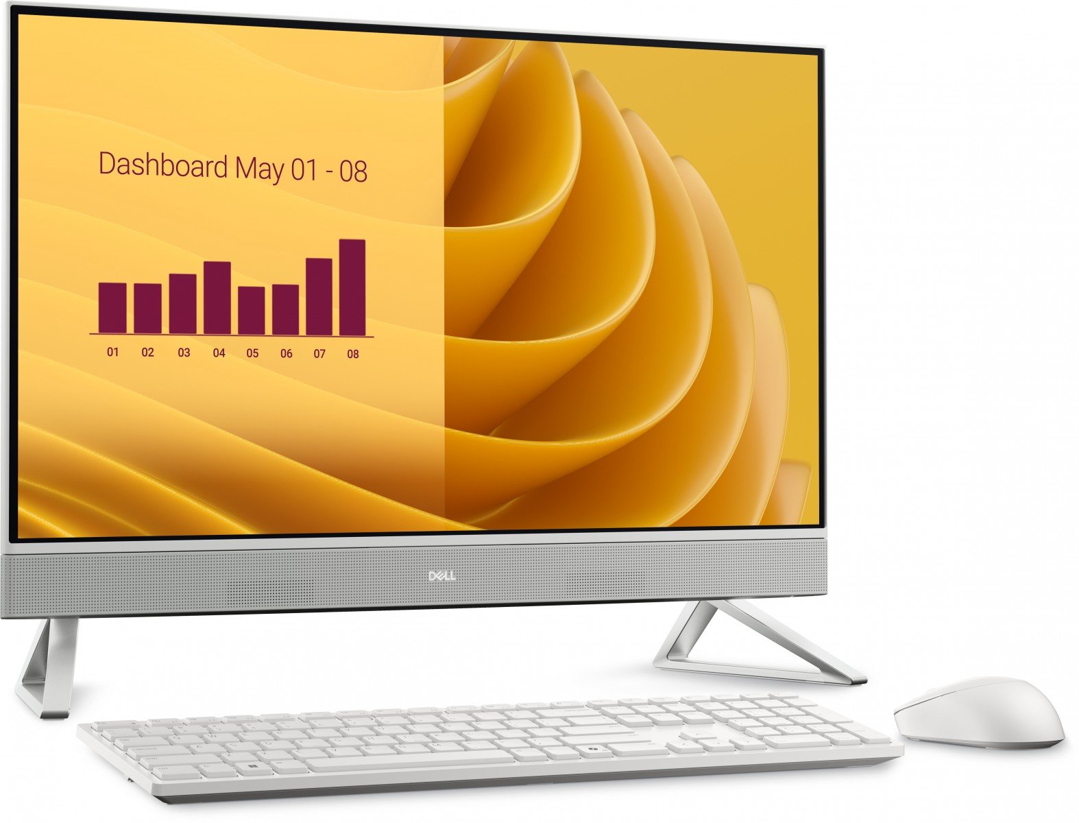 Dell 27 All-in-One EC27250 C5-120U 16GB 512GB SSD 27" FHD Integrated 90W WLAN W11 Pro 1Y Basic Onsite Part number: 7VFRN EAN: 5397184986363 - Image 4